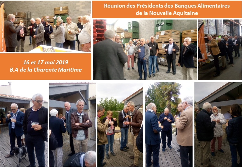 Mai 2019 Réunions des Présidents des BA de la Nelle Aquitaine